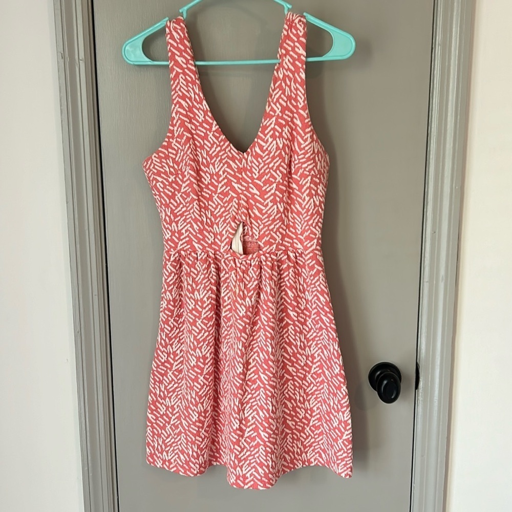 Francesca’s Miami Geometric Sleeveless Sun Dress with cut out